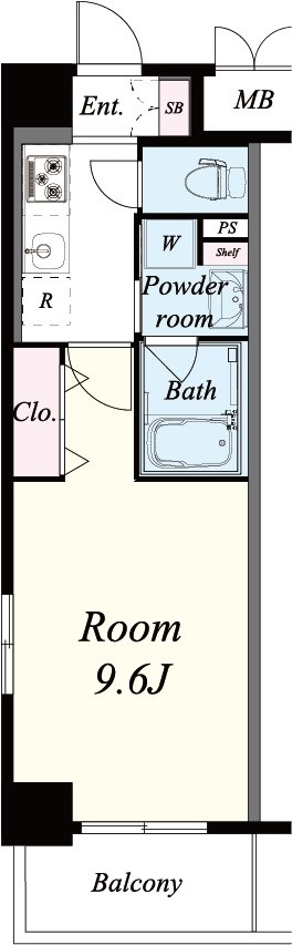 マーベラスi 805号室 間取り
