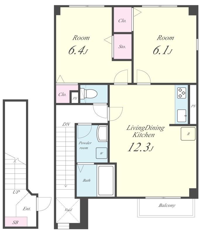 ベルフレーズ 間取り図