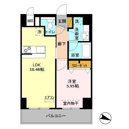 セレス稔台 303号室 間取り