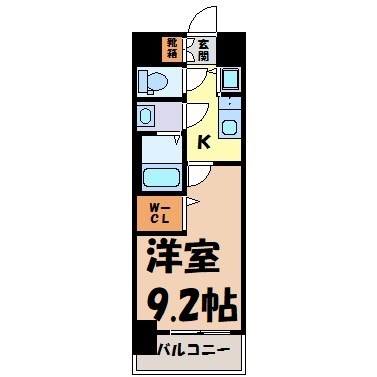 プレサンスジェネ鶴舞 間取り