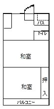 木村コーポ　改装中 間取り