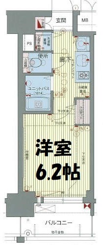 プレサンス名古屋STATIONビジュ 間取り図