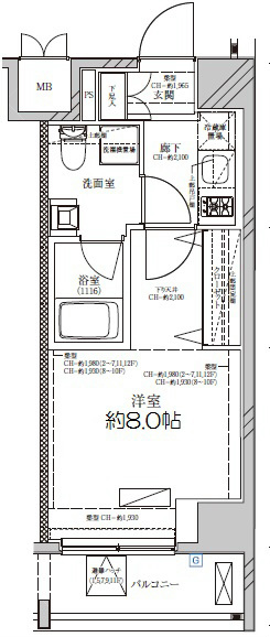 ディアレイシャス尾久駅前 間取り