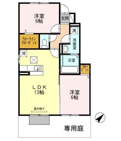 フォレスト　コート 間取り図