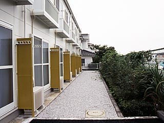 レオパレス慶弐番館 ベランダ