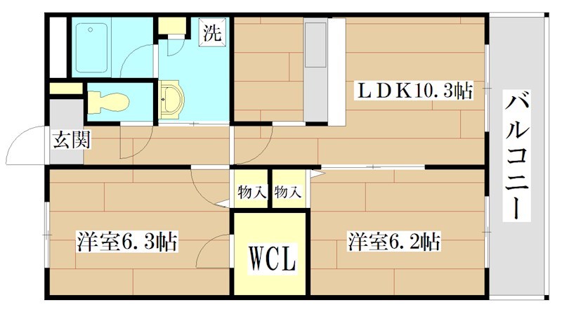 クリサンテームコート 間取り図