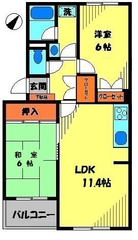 レジョン・マツモト 間取り図