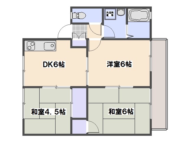 ヴィラ石本 間取り図