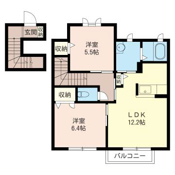 グランメールⅢ 間取り