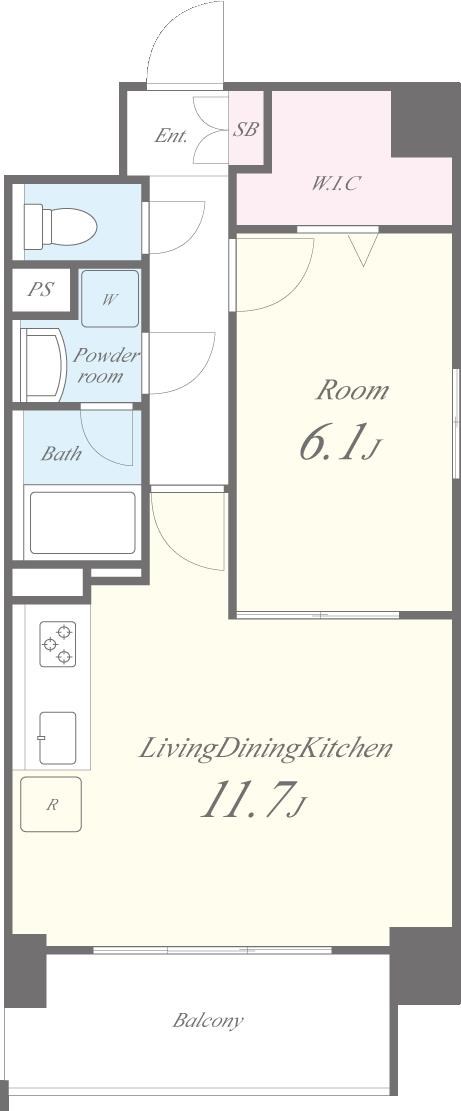 ソレイユ ルヴァン(港北区) 間取り図