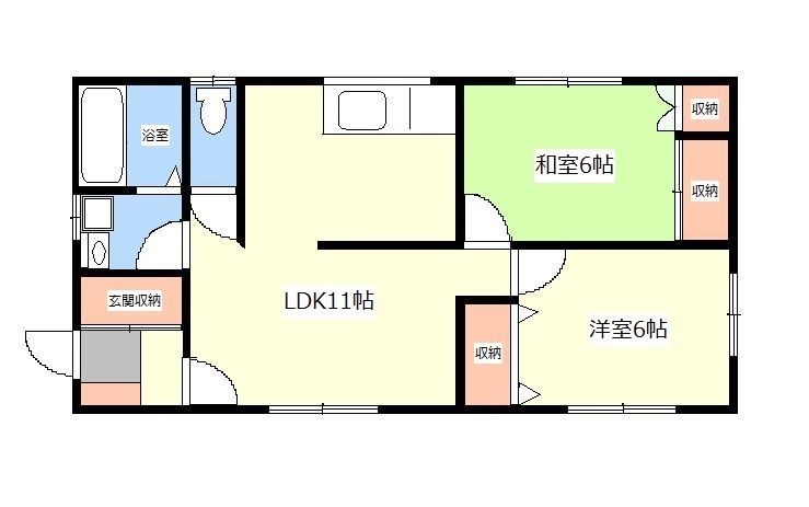 ハウスサクラ 間取り図
