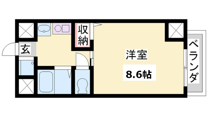 カサ・デ・フローレス 間取り図