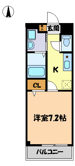 サニーコート松軒 間取り図