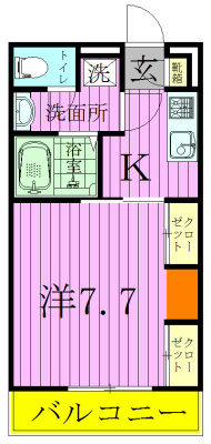 リブリ・ルーエ 205号室 間取り