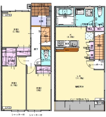 サクセスK 間取り図