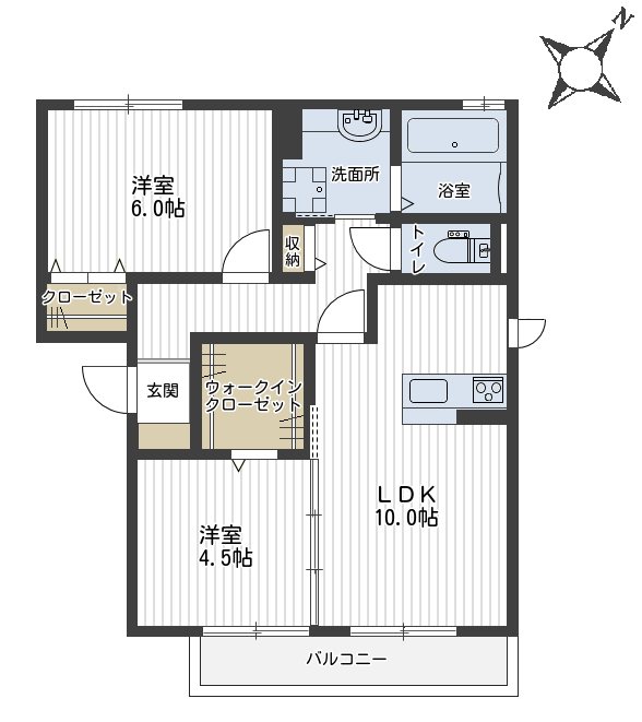 グレイスヴァンベール参番館 間取り
