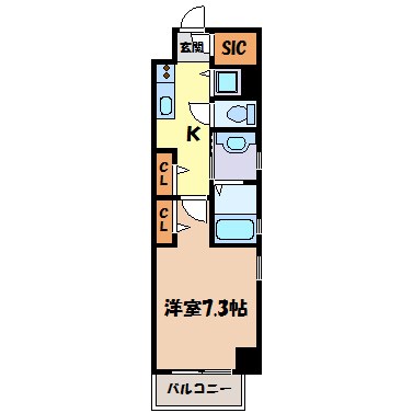 クラシタイヤー呉服町 間取り