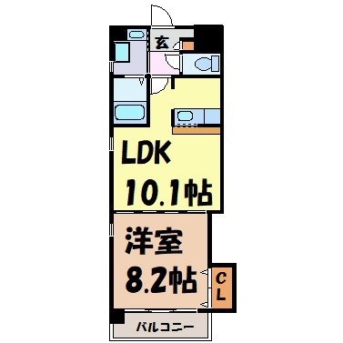 アインきくぞの 間取り図