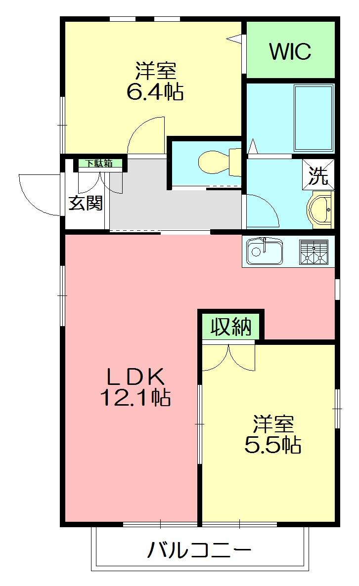 azur東戸塚 201号室 間取り