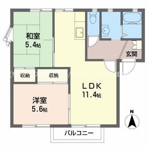 メゾンクレール 間取り図