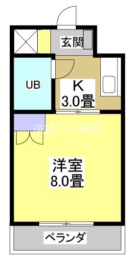 フラット・サンパティーク 間取り図