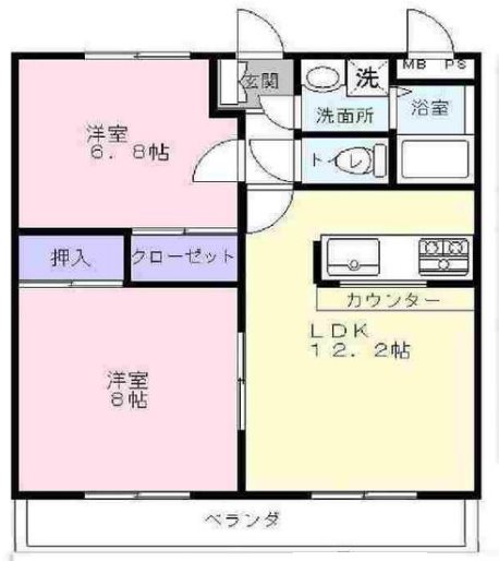 ジュネス高安 間取り