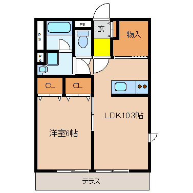 アムールＤ 間取り