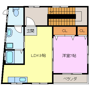 コーポウエムラ 間取り