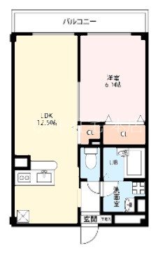 アンプルールフェール六反 間取り