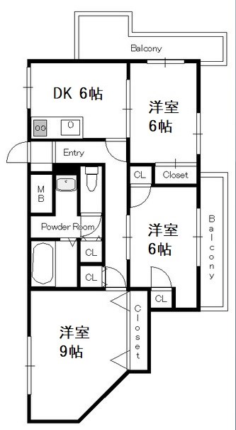 カサクレスト 間取り