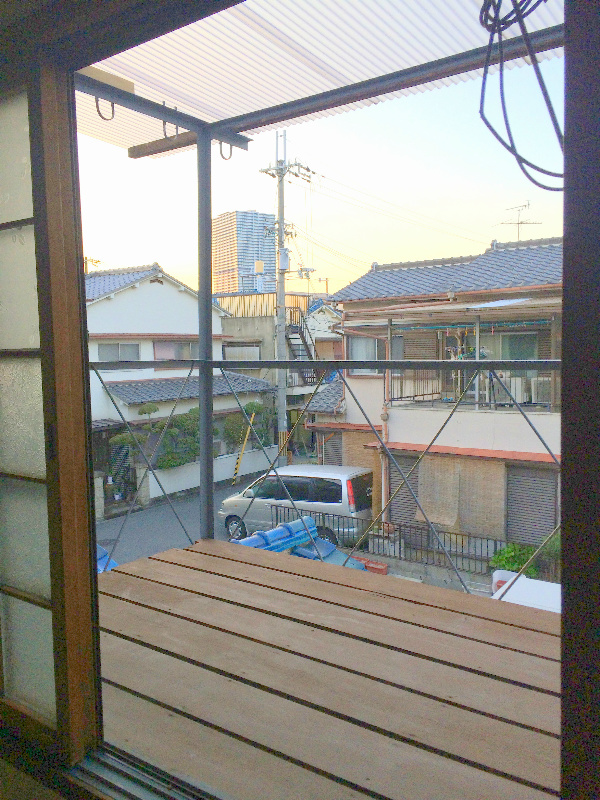 東太子貸家 ベランダ