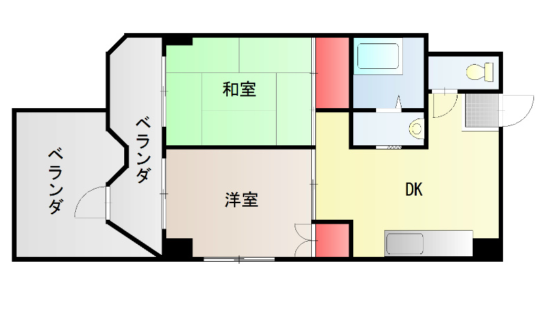 コーポ山王 間取り図