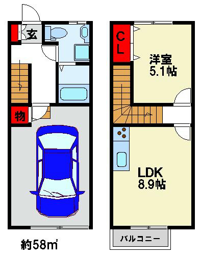 G・rosso A棟 間取り