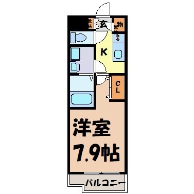 リヴシティ今池 間取り図