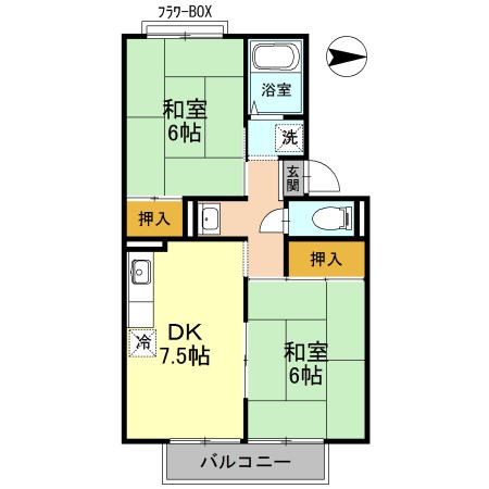 パルコート林 間取り