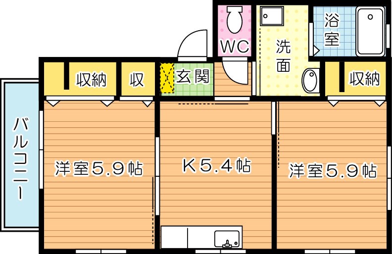 サンアスタ 間取り