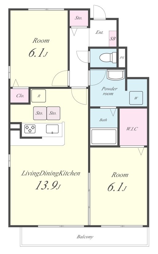 ノーブルコートⅡ 間取り図