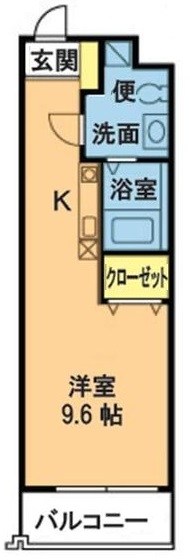 ブルークロス湘南 302号室 間取り