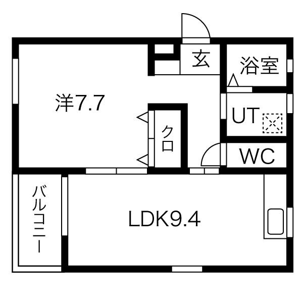 ハーヴェストⅥ 間取り図