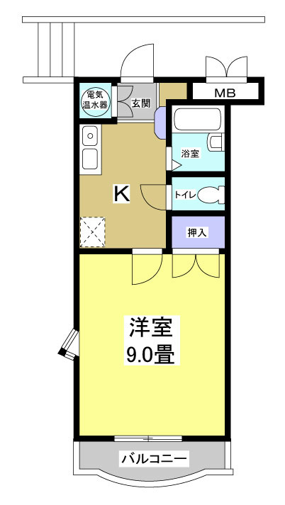 ヴァンヴェール花井 間取り図