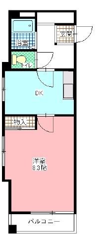 ツルビル 309号室 間取り