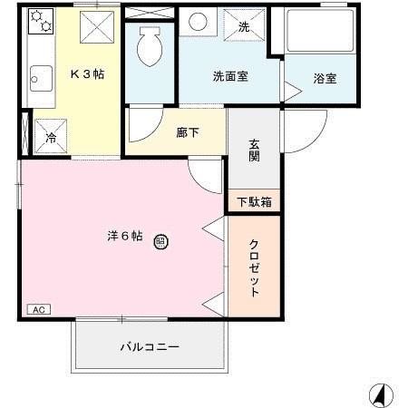 サンフェルティA棟 間取り