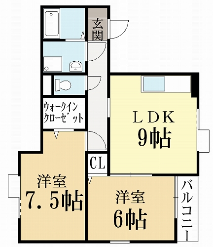 セジュールリンデン 間取り