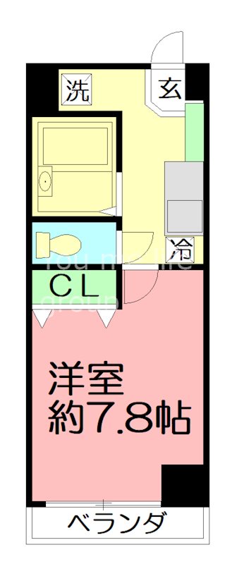 グランレスパス 202号室 間取り