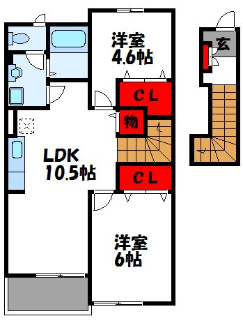 サンパティークⅠ 間取り
