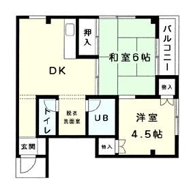 ガーデンヒルズ 203号室 間取り