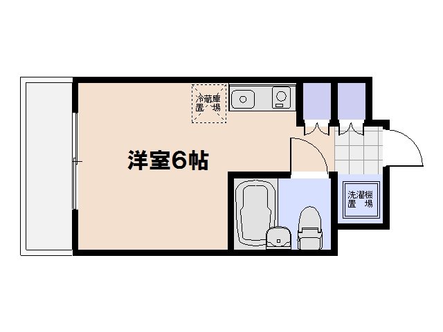 ラ・メールコバタ 205号室 間取り