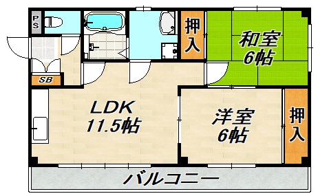 ウエストヒルハウス 間取り図