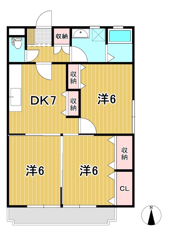 コーポ三協Ⅰ 間取り