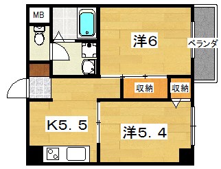 セレコート枚方Ⅱ 間取り